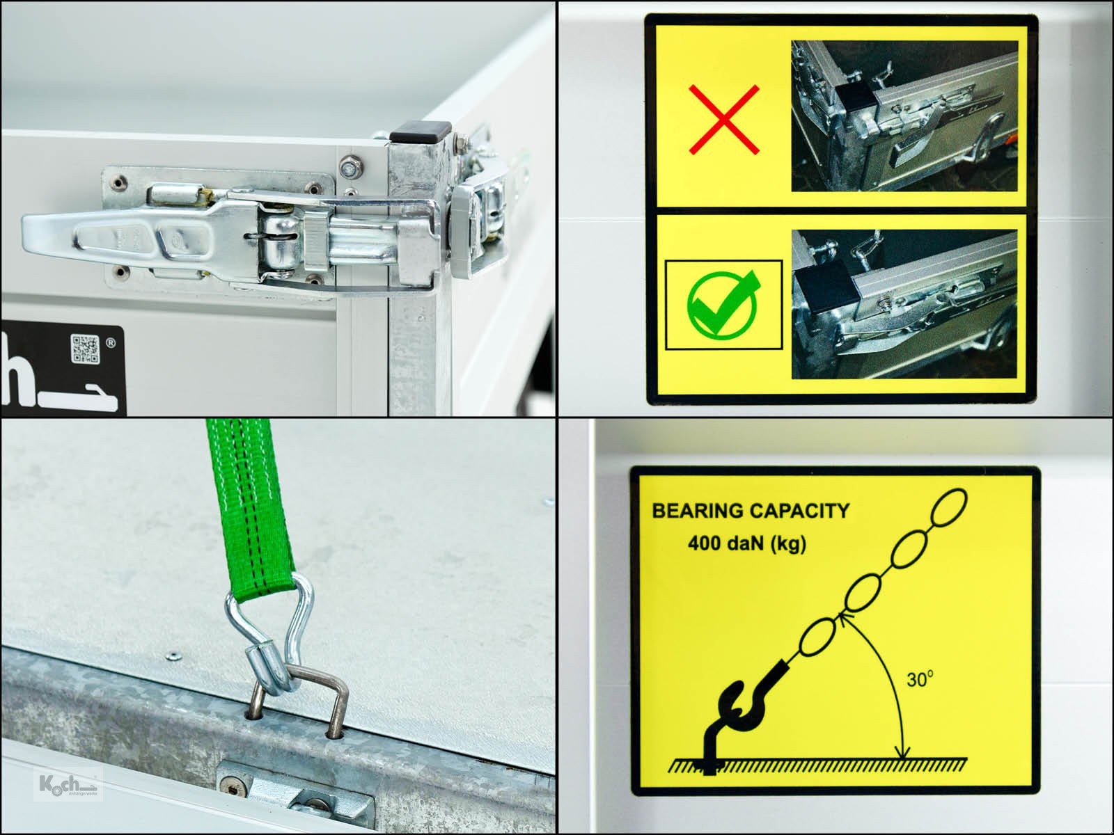 Anhänger des Typs Sonstige Heckkipper 150x250cm 1,3t|E-Pumpe|Gitter 60cm (Ki12312074So), Neumaschine in Winsen (Luhe) (Bild 15)